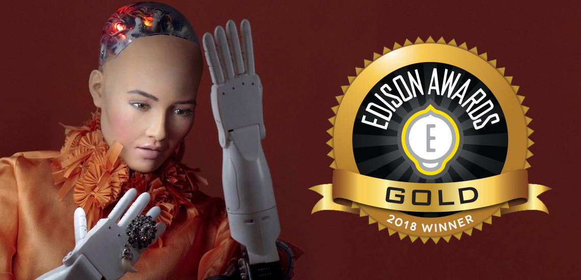 APB’s Sophia of Hanson Robotics Honored with Gold Edison Award