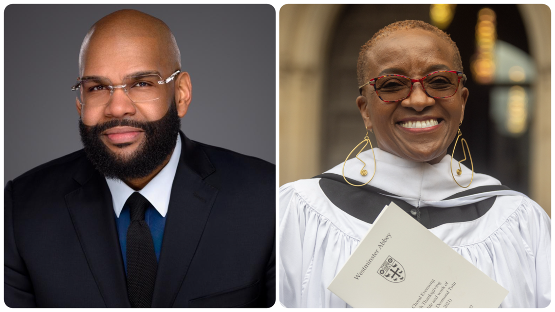 Maurice Stinnett and Nontombi Naomi Tutu
