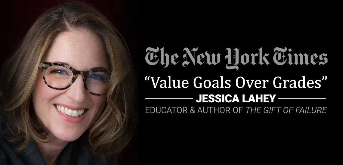 Jessica Lahey Featured in "The New York Times," Shares How to Help Children Succeed at School