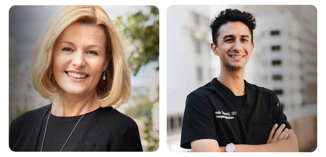 Laura Adams and Dr. Owais Durrani