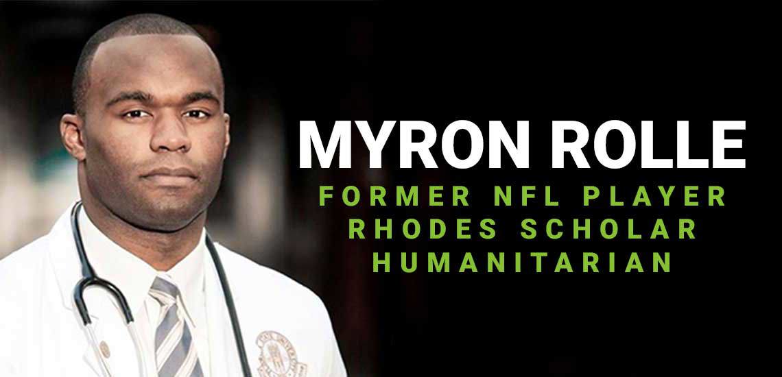 Myron Rolle Using Lessons Learned from the NFL to Help Fight COVID-19 