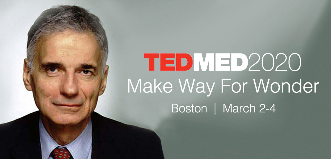TEDMED 2020 Lineup to Include APB Speaker Ralph Nader