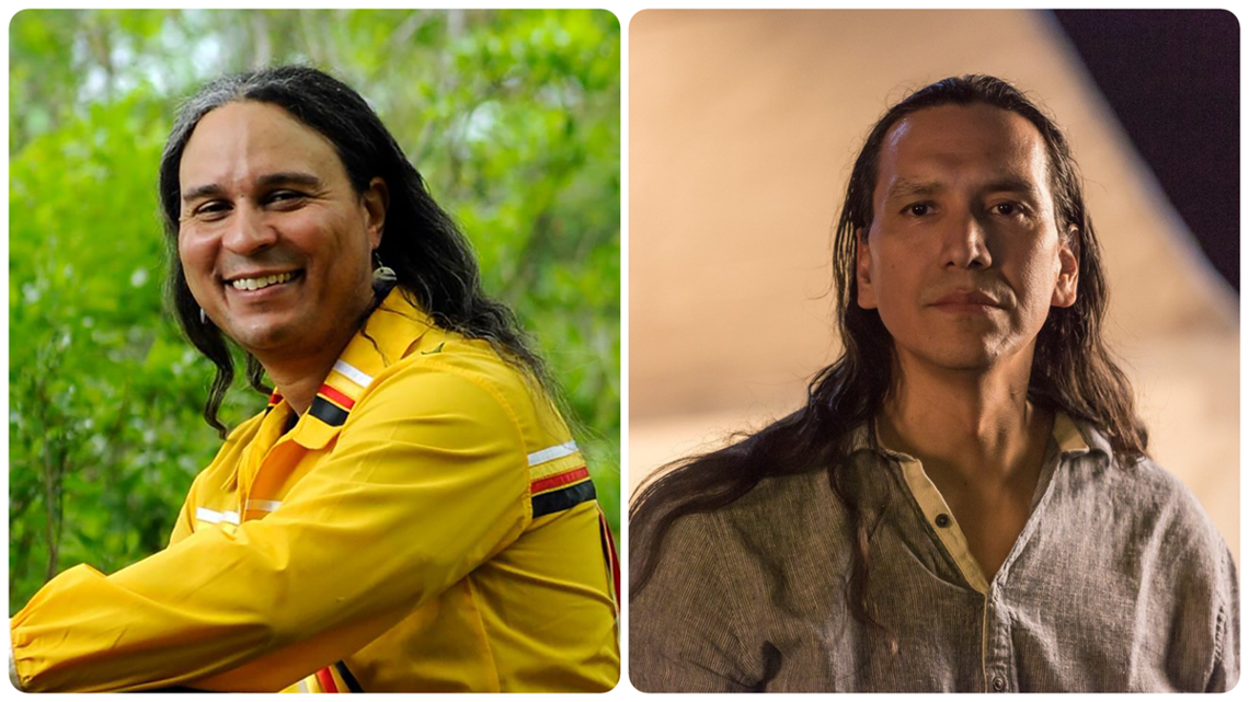 Larry Spotted Crow Mann and Michael Greyeyes