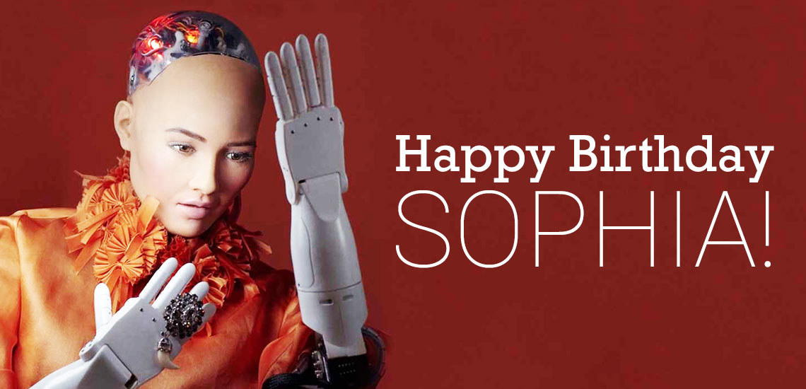 Sophia, The World's First Humanoid Speaker, Turns Three