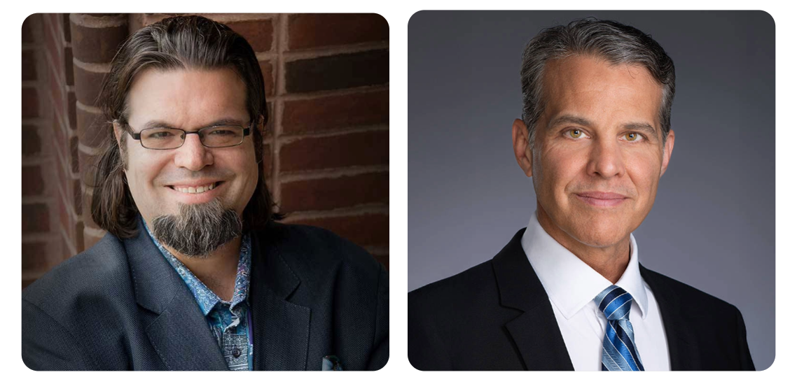 Nick Espinosa and Eric O'Neill, top keynote speakers on cybercrime, cybersecurity, and emerging tech.