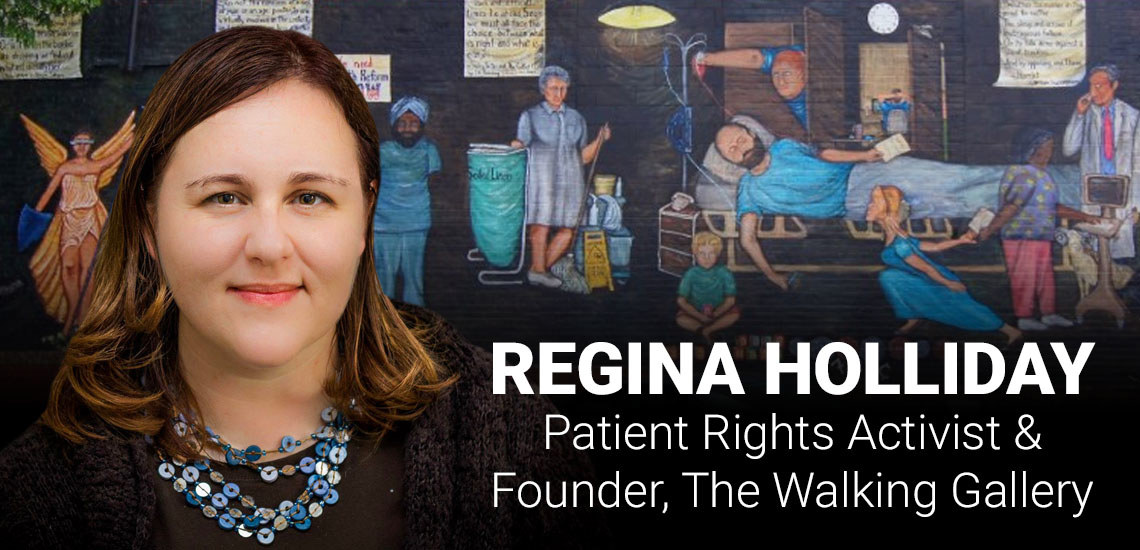 Patient Rights Activist Regina Holliday Showcases Her Medical Advocacy Mural Project