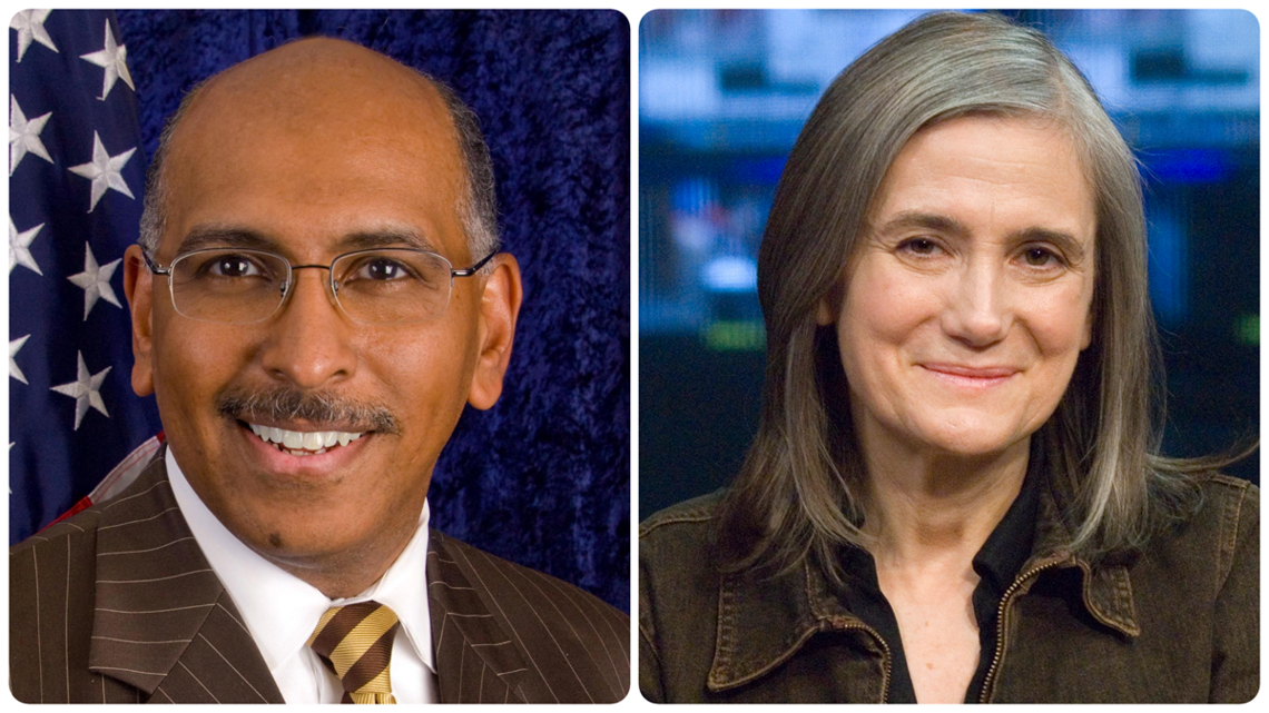 Michael Steele and Amy Goodman