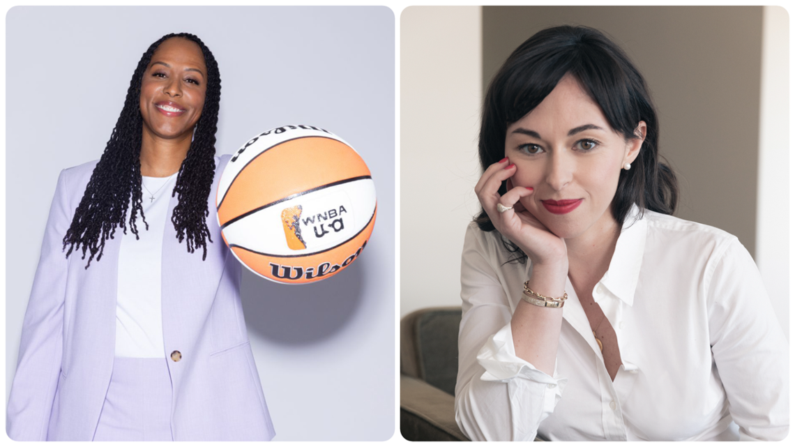 Chamique Holdsclaw and Tara Schuster
