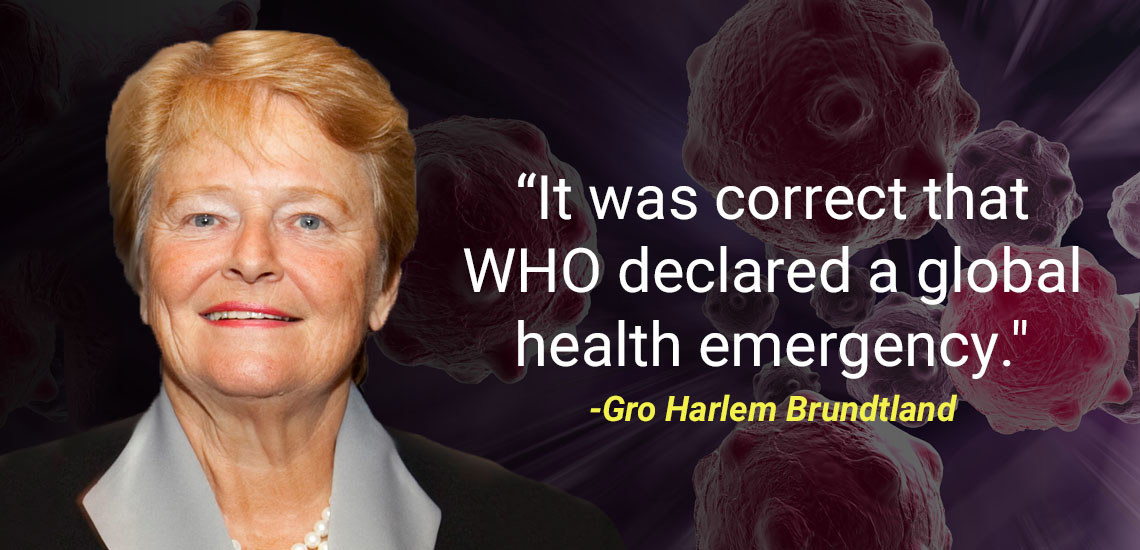 APB Speaker Gro Harlem Brundtland Weighs In On Coronavirus Outbreak