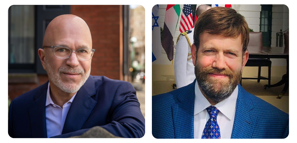 Michael Smerconish and Frank Luntz, top keynote speakers on politics and political outlook