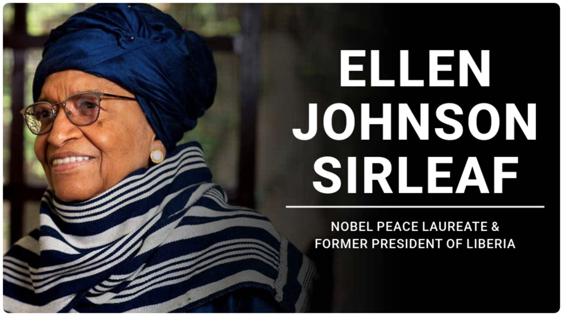 Ellen Johnson Sirleaf (left) Named Among Forbes Africa's 15 Icons