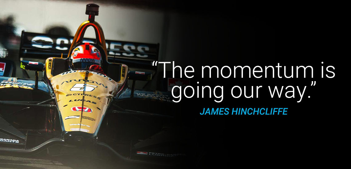 APB Speaker James Hinchcliffe Reunites with Andretti Autosport for Three Races this Season