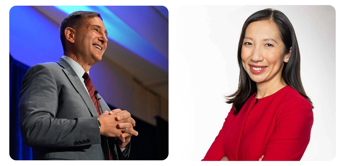 Robert “Navy Bob” Roncska and Dr. Leana Wen
