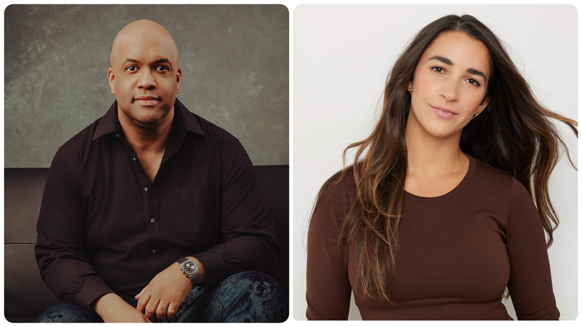 Mike Veny and Aly Raisman