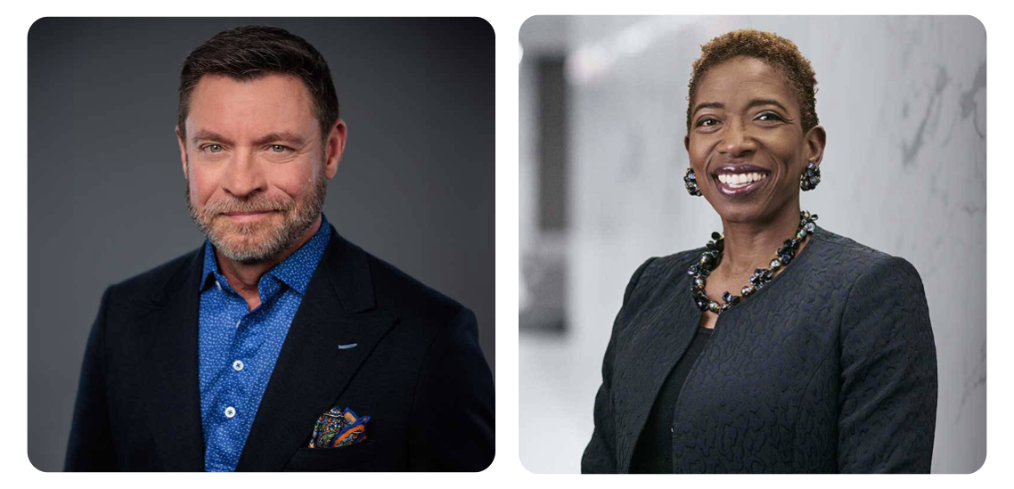 Kevin Brown and Carla Harris