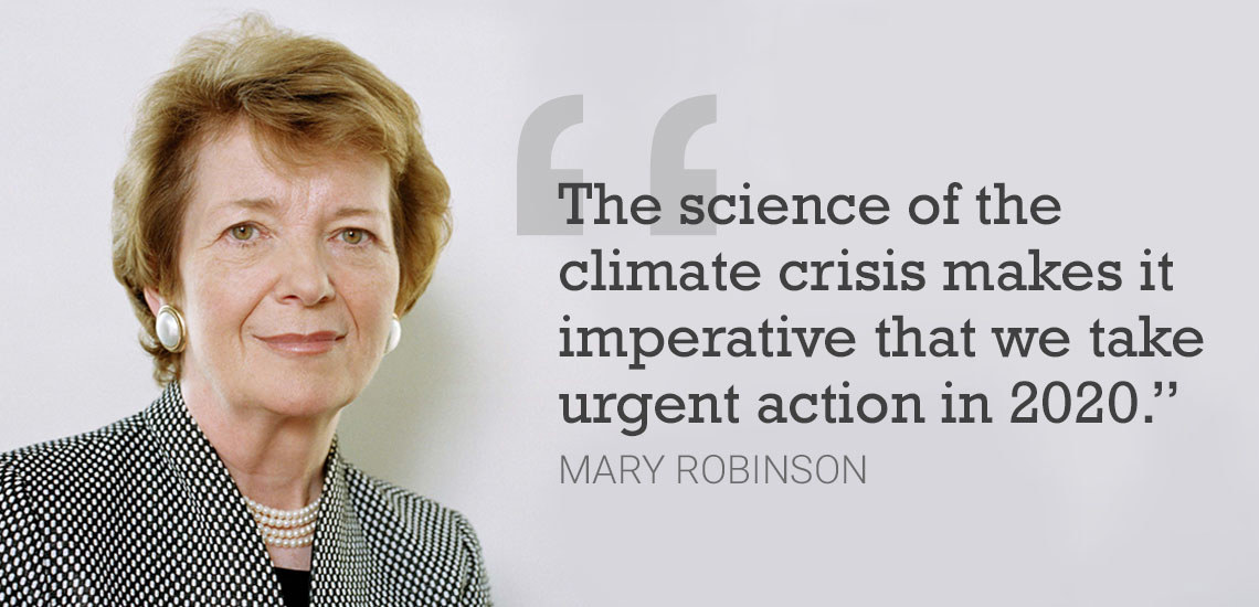 APB’s Mary Robinson Makes Headlines as She Takes on the Climate Crisis with The Elders