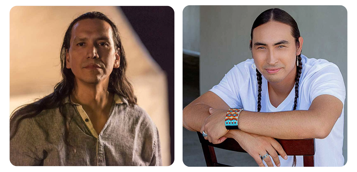 Michael Greyeyes and Tatanka Means