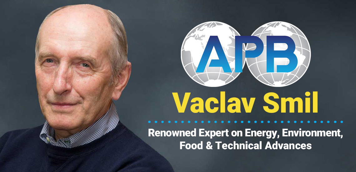 Trending Speaker: Meet Vaclav Smil, Renowned Expert on Energy, Environment, Food & Tech