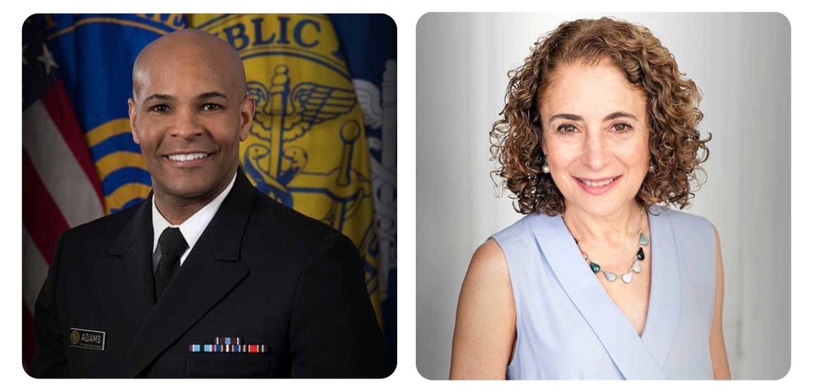 Dr. Jerome Adams and Dr. Elisabeth Rosenthal