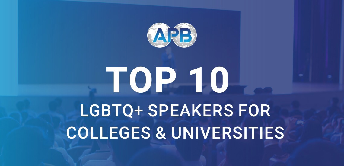 Top 10 LGBTQ+ and Pride Month Keynote Speakers for Colleges and Universities in 2026