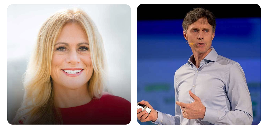 Robyn Benincasa and Tom Flick