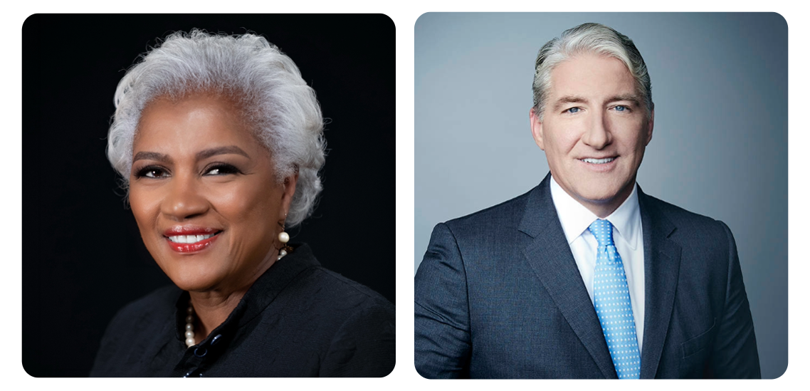 Donna Brazile and John King, top political outlook speakers