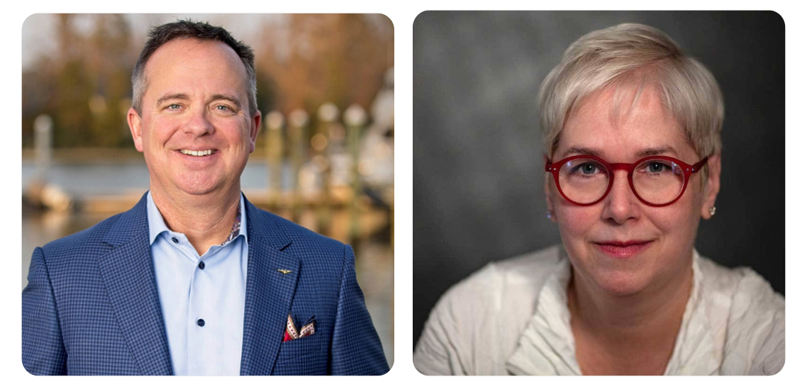 Jack Becker and Lindy Elkins-Tanton, speakers on teamwork, innovation, and leadership