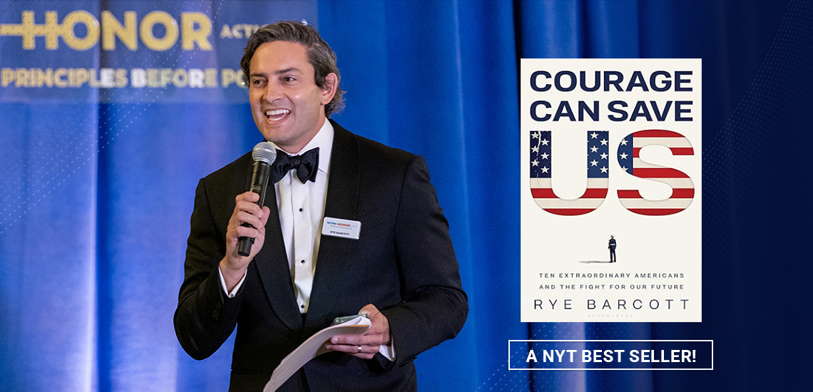 Rye Barcott's and his new book: Courage Can Save Us