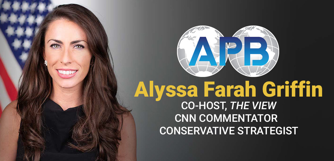 New Exclusive Speaker: Alyssa Farah Griffin, Co-Host of "The View" & CNN Commentator